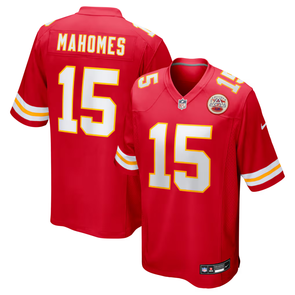 Kansas City Chiefs NFL Patrick Mahomes Nike Game Jersey – Red (USA Stock) - UKASSNI