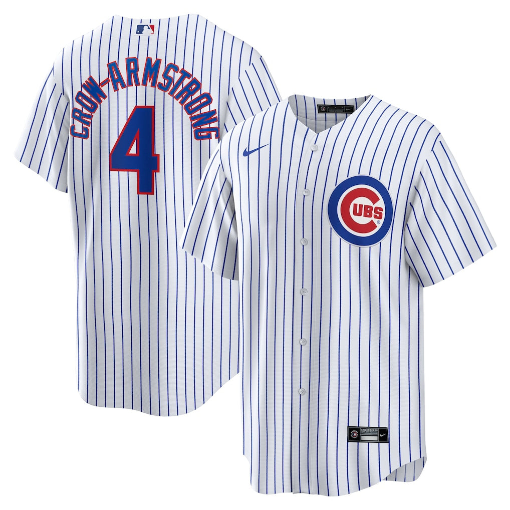 Chicago Cubs MLB Pete Crow-Armstrong Nike Home Replica Player Jersey – White – (USA Stock)