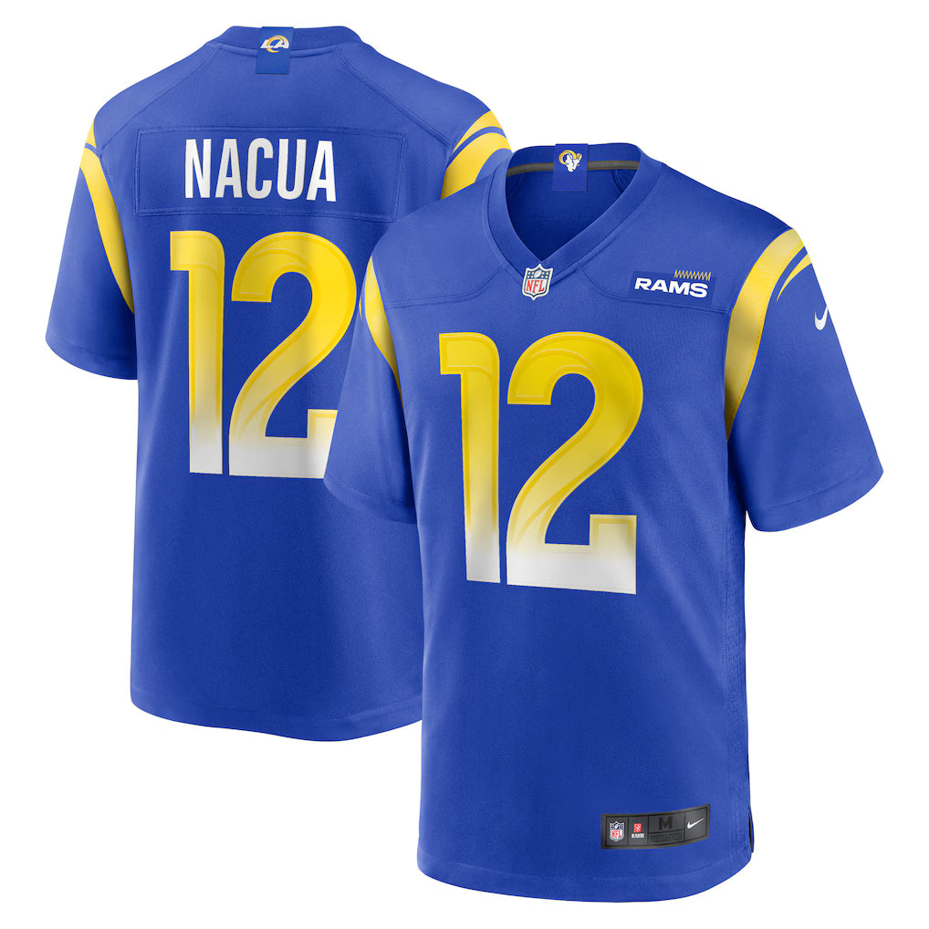 Los Angeles Rams NFL Puka Nacua Nike Game Player Jersey – Royal (USA Stock) - UKASSNI