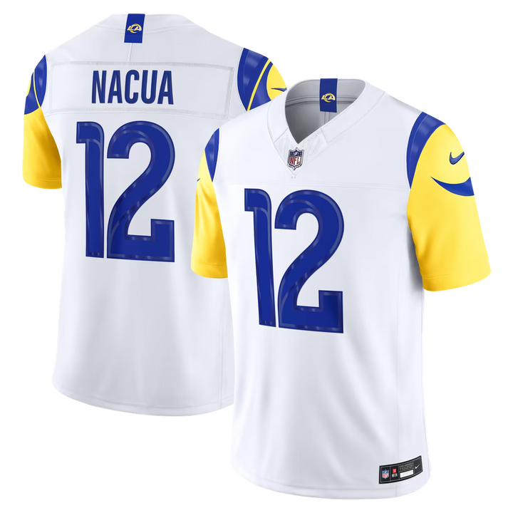 Los Angeles Rams Puka Nacua Jersey – NFL Nike Vapor F.U.S.E. Stitched Limited – 3 Colours (USA Sourced)