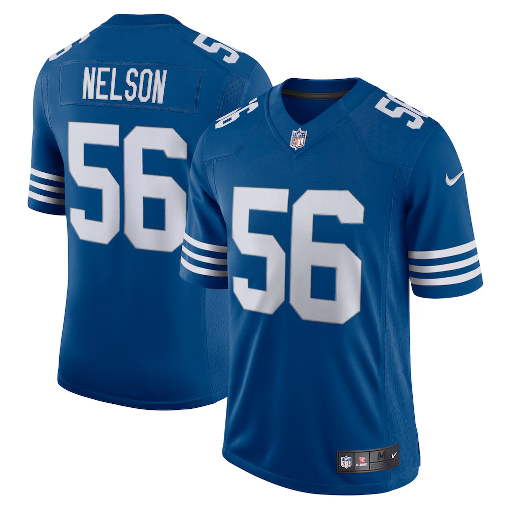 Indianapolis Colts NFL Quenton Nelson Nike Alternate Vapor Limited Jersey - Royal (USA Stock)