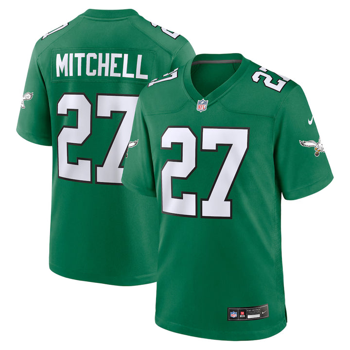 Philadelphia Eagles Quinyon Mitchell Jersey - NFL Nike Alternate Game – Kelly Green (USA Sourced) by Nike
