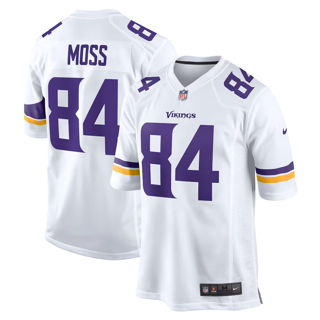 Minnesota Vikings NFL Randy Moss Nike Retired Player Game Jersey - White (USA Stock) - UKASSNI