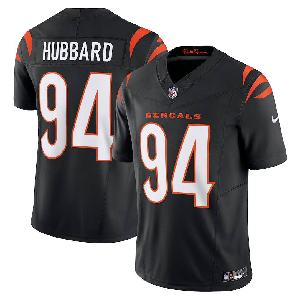 Cincinnati Bengals NFL Sam Hubbard Nike Vapor F.U.S.E. Limited Jersey - Black – (USA Stock) - UKASSNI