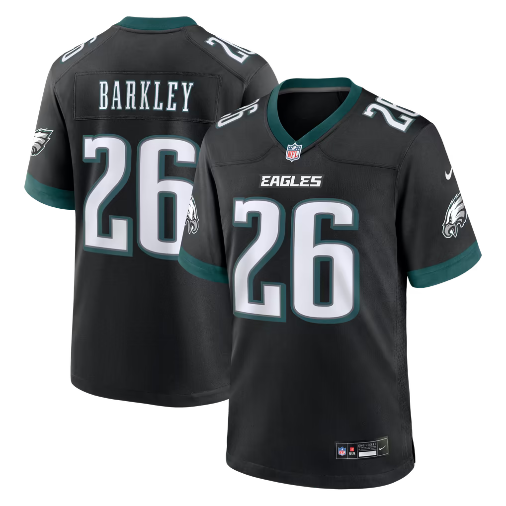 Philadelphia Eagles Saquon Barkley Jersey – NFL Nike Team Game (USA Sourced)