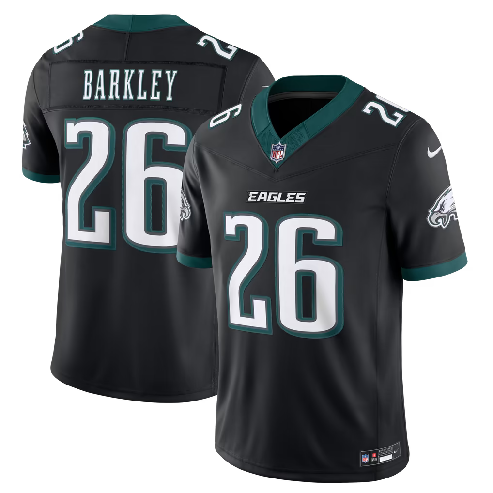 Philadelphia Eagles Saquon Barkley Jersey – NFL Nike Alternate Vapor F.U.S.E. Stitched Limited – 4 Colours (USA Sourced)