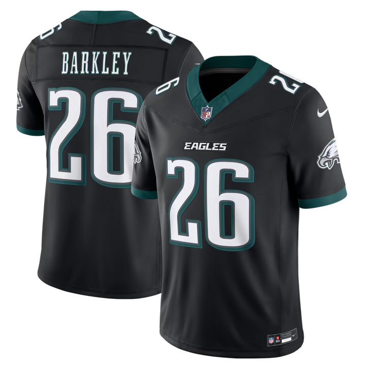 Philadelphia Eagles Saquon Barkley Jersey – NFL Nike Alternate Vapor F.U.S.E. Stitched Limited – 4 Colours (USA Sourced)