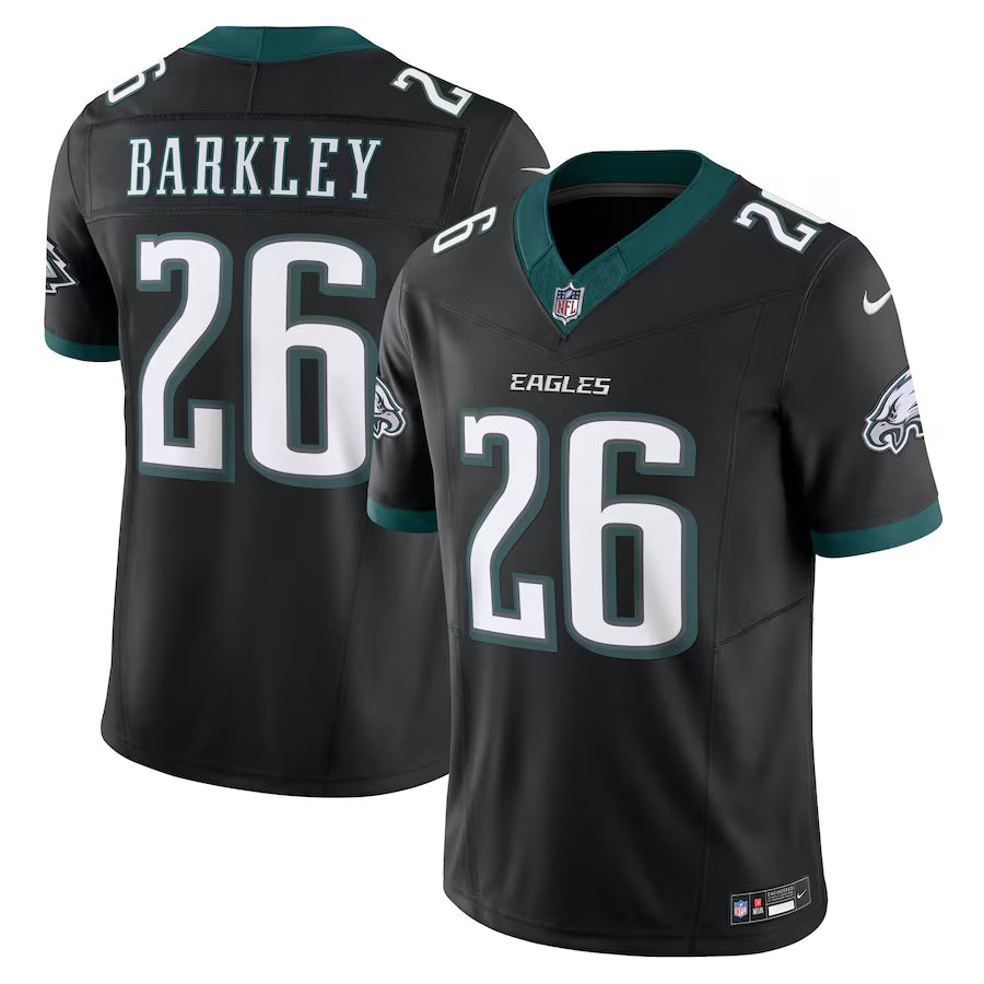 Philadelphia Eagles Saquon Barkley NFL Vapor F.U.S.E. Limited Jersey – Black (USA Stock) - UKASSNI