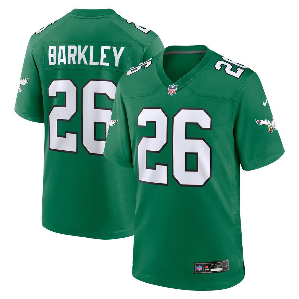 Philadelphia Eagles Saquon Barkley Jersey – NFL Nike Team Game (USA Sourced)
