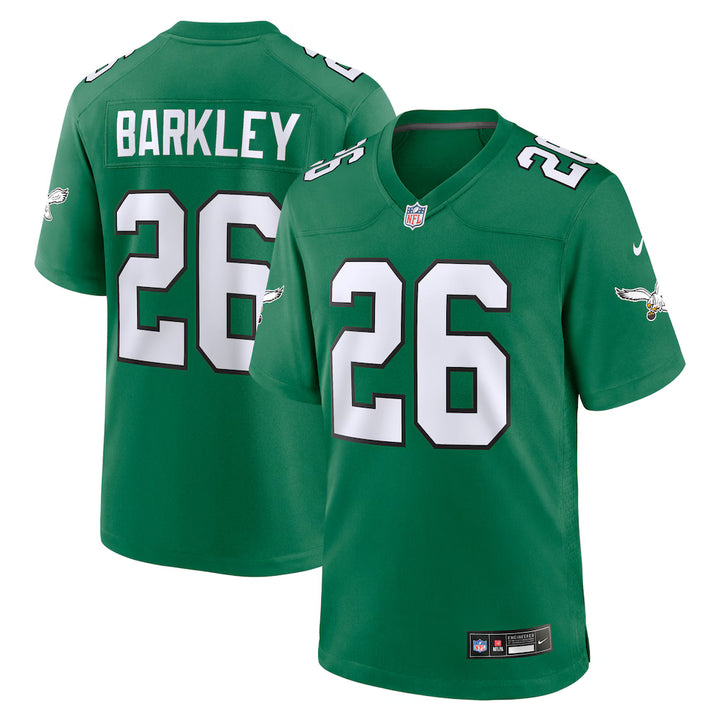Philadelphia Eagles Saquon Barkley Jersey - NFL Nike Alternate Game – Kelly Green – XL (UK Ready) by Nike