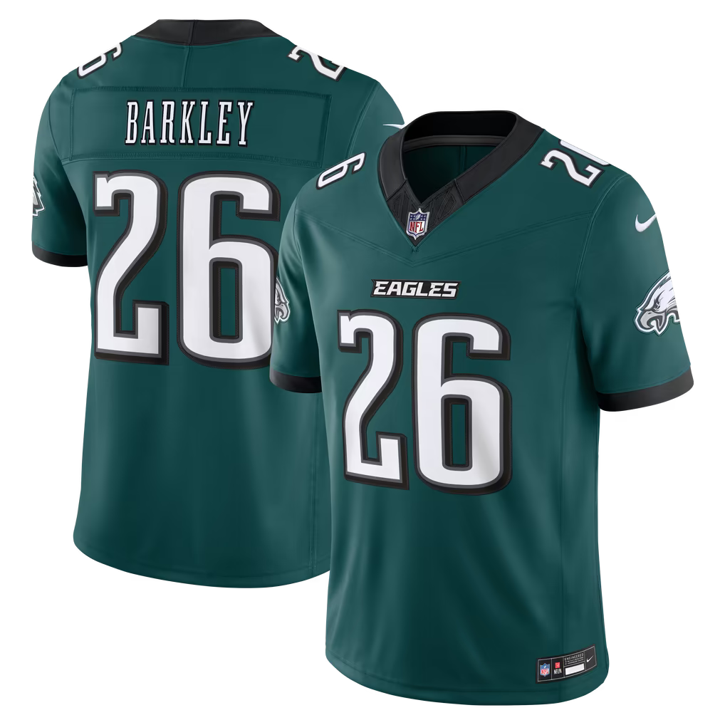Philadelphia Eagles Saquon Barkley Jersey – NFL Nike Alternate Vapor F.U.S.E. Stitched Limited – 4 Colours (USA Sourced)