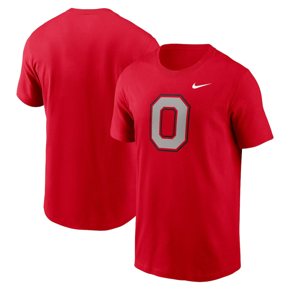 Ohio State Buckeyes NCAA Nike Primetime Alternate Logo T-Shirt - Scarlet (USA Stock)