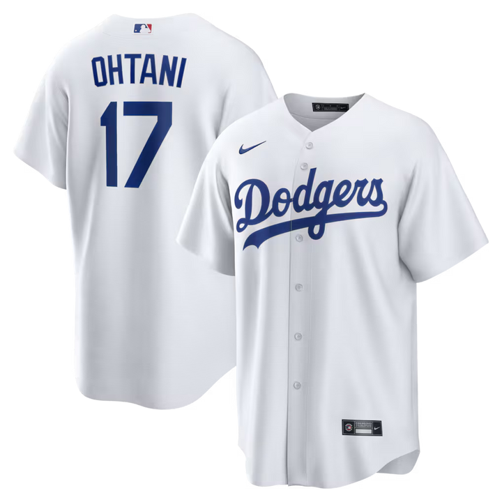 Los Angeles Dodgers MLB Shohei Ohtani Nike Home Replica Jersey – White – (USA Stock)