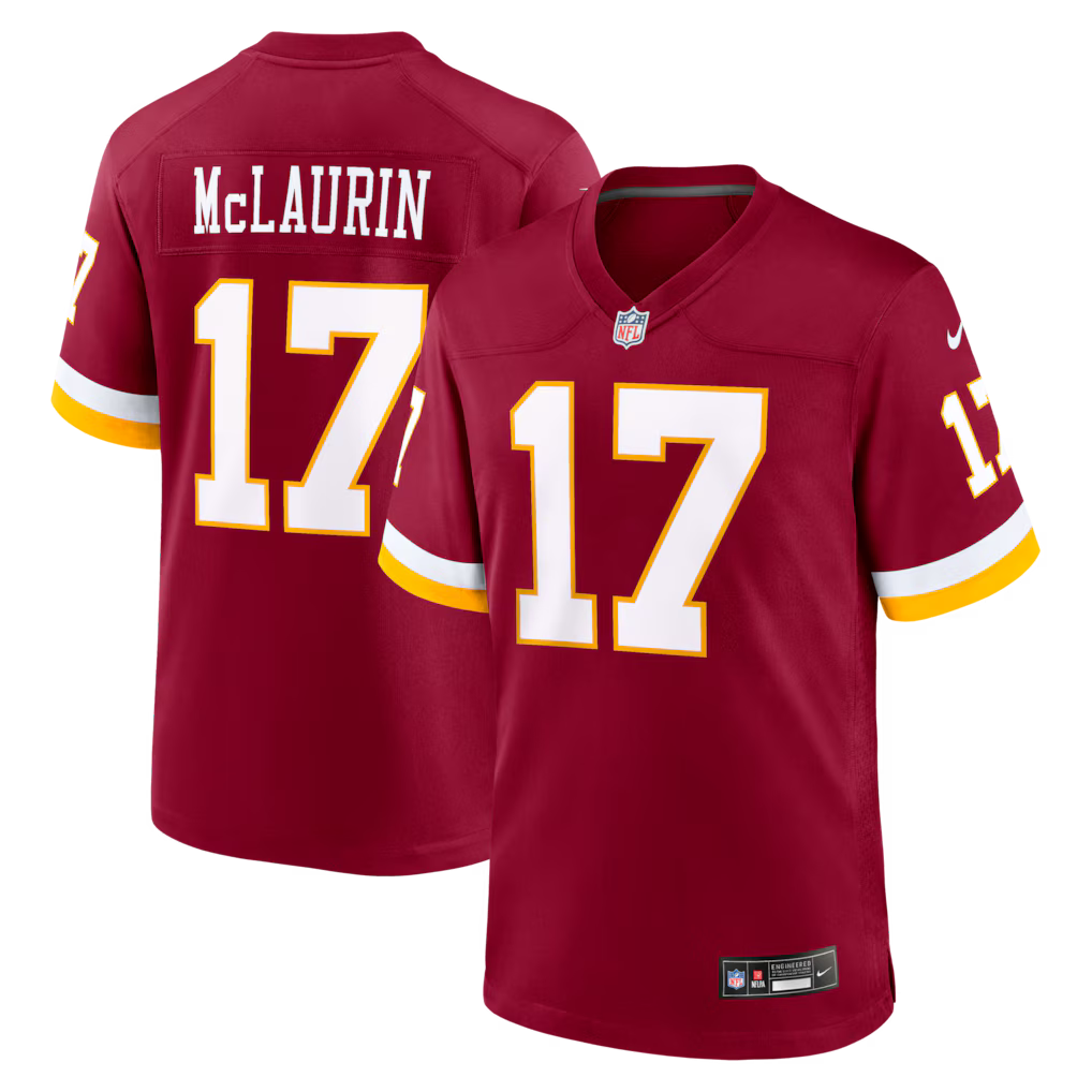 Washington Commanders NFL Terry McLaurin Nike Game Jersey – Burgundy (USA Stock) - UKASSNI