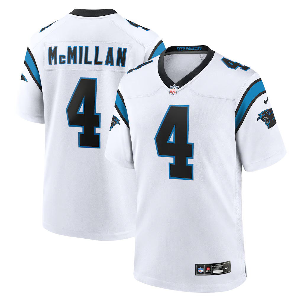 Carolina Panthers NFL Tetairoa McMillan Nike Game Jersey – White (USA Stock) - UKASSNI