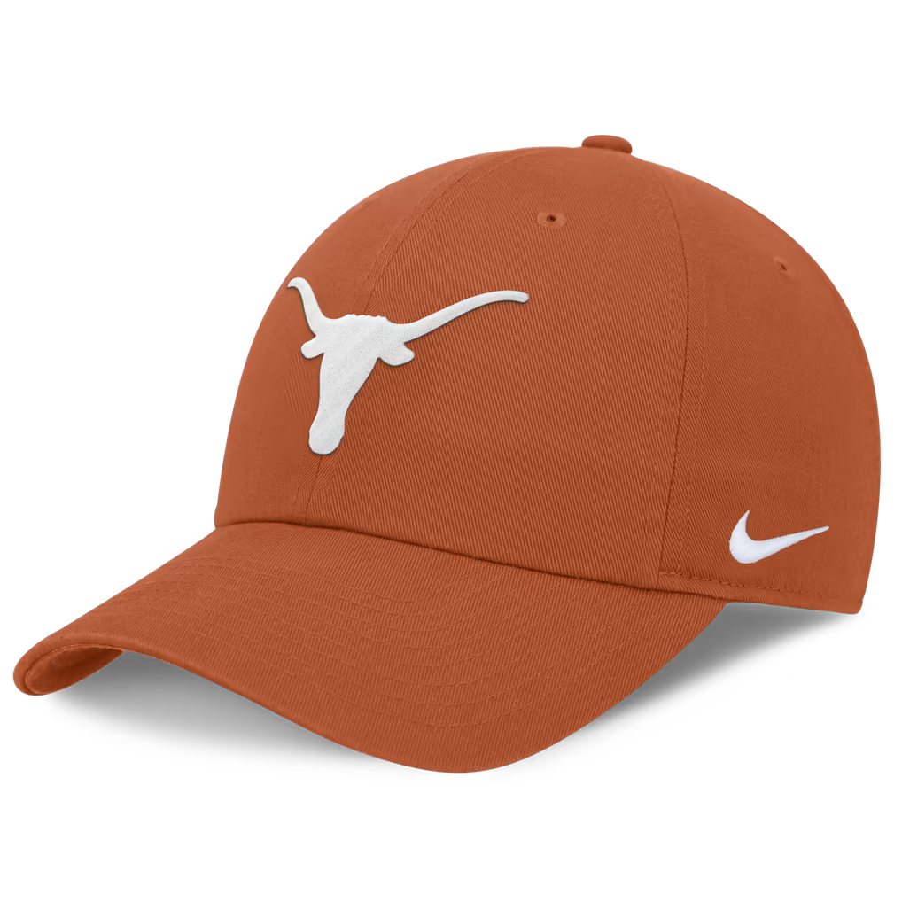 Texas Longhorns Hat – NCAA Nike Club Dri-FIT Adjustable – Texas Orange (USA Sourced)