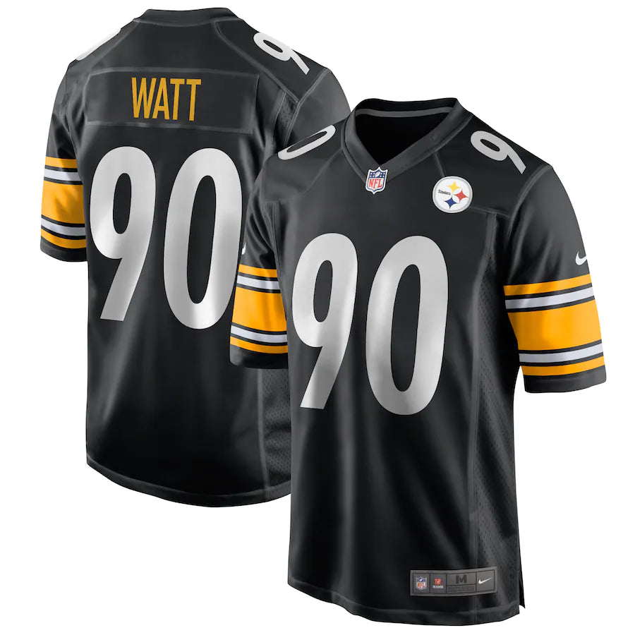 T.J. Watt Pittsburgh Steelers Nike Game Jersey - Black - UKASSNI