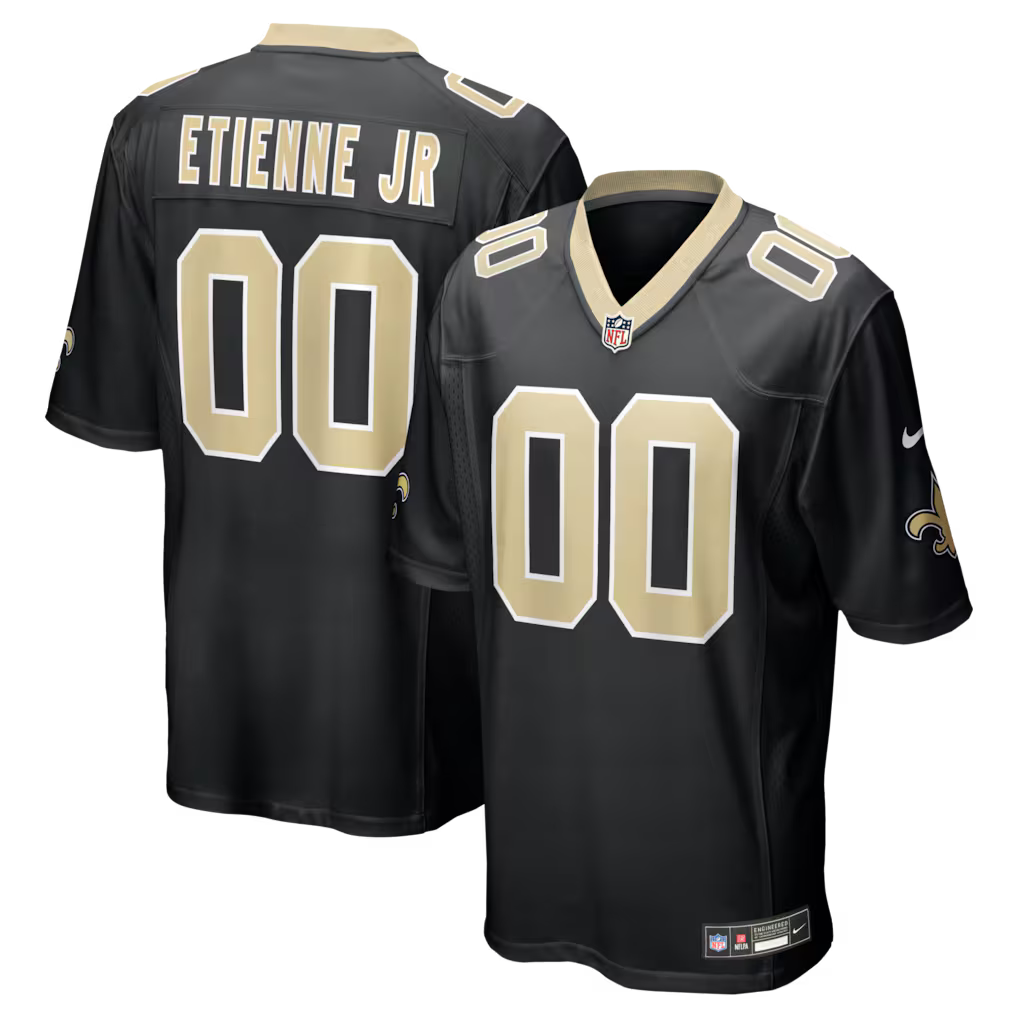 New Orleans Saints NFL Travis Etienne Jr. Nike Game Jersey – Black (USA Stock) - UKASSNI