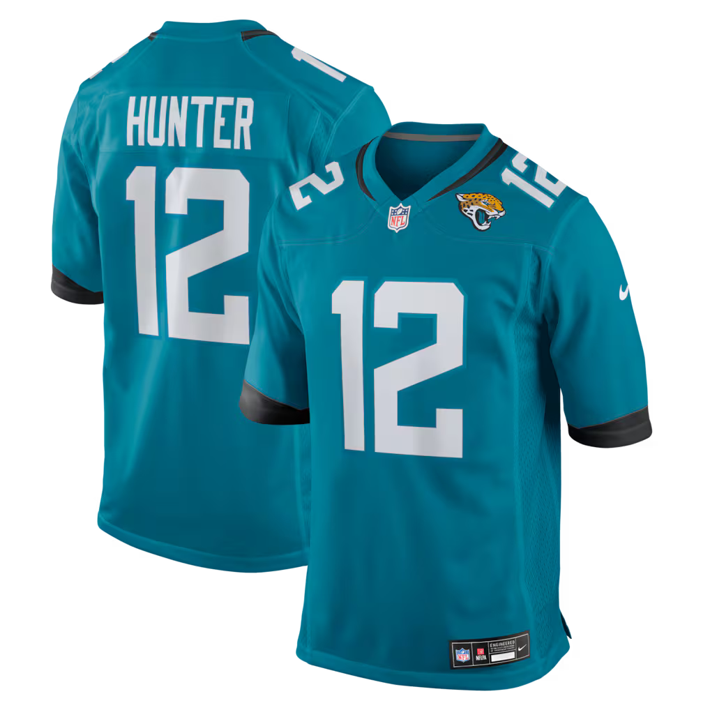 Jacksonville Jaguars NFL Travis Hunter Nike Team Game Jersey - Teal (USA Stock)