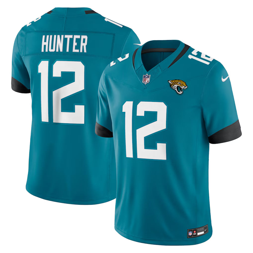 Jacksonville Jaguars Travis Hunter Jersey - NFL Nike Vapor F.U.S.E. Stitched Limited – Teal (USA Sourced)