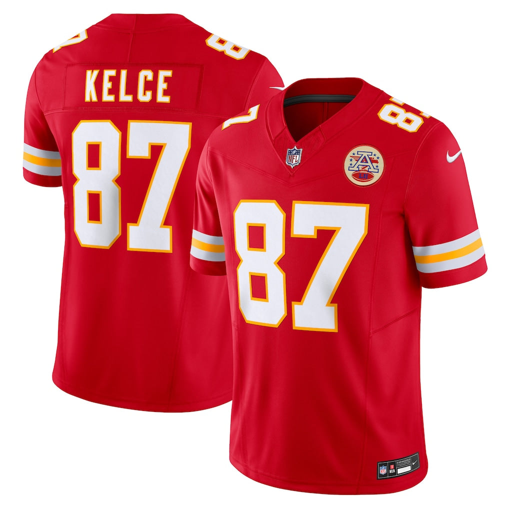 Kansas City Chiefs NFL Travis Kelce Nike Vapor F.U.S.E. Limited Jersey – Red (USA Stock) - UKASSNI