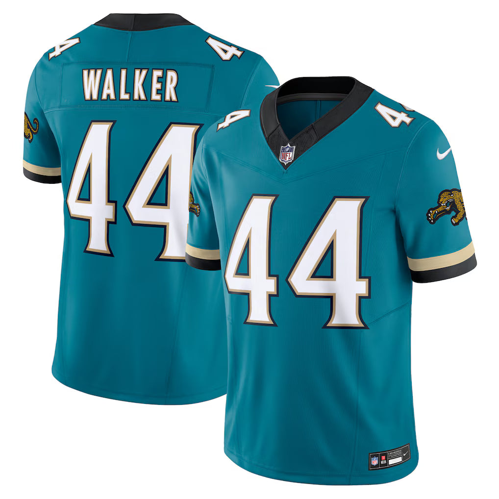 Jacksonville Jaguars NFL Travon Walker Nike Prowler Throwback Vapor F.U.S.E. Limited Jersey - Teal (USA Stock)