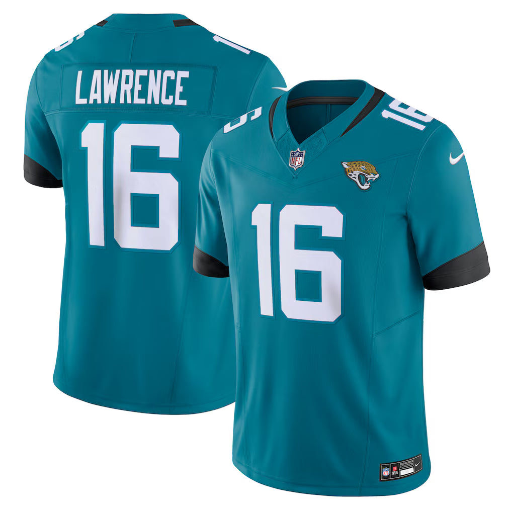 Jacksonville Jaguars NFL Trevor Lawrence Nike Vapor F.U.S.E. Limited Jersey - Teal (USA Stock)
