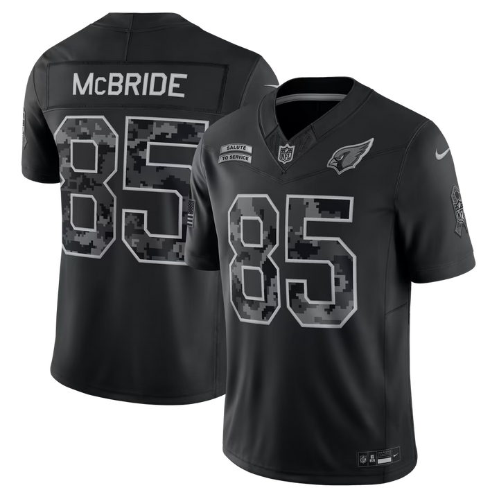 Arizona Cardinals Trey McBride Jersey – NFL Nike 2026 Salute to Service Stitched Limited – Black (USA Sourced)