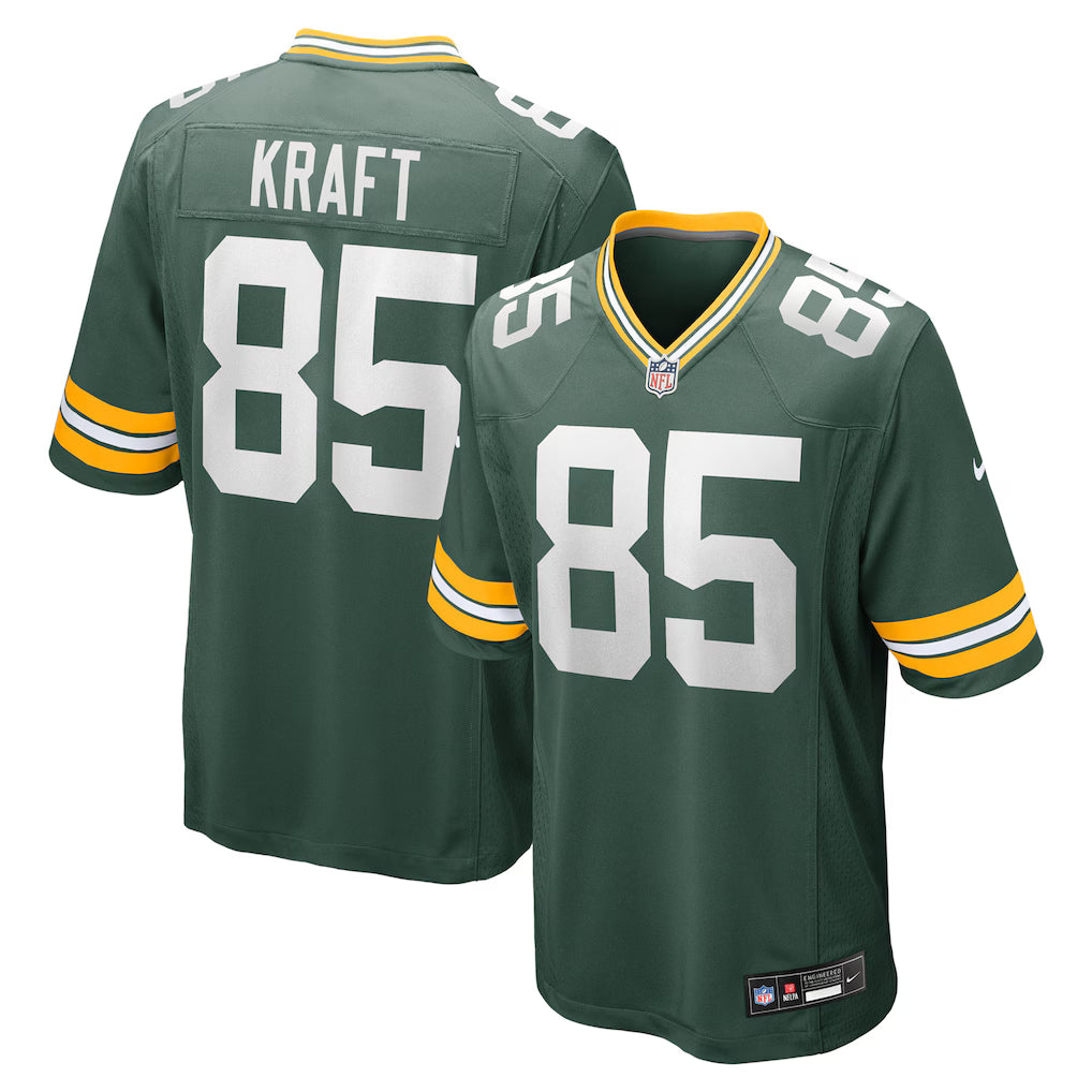 Green Bay Packers NFL Tucker Kraft Nike Game Jersey – Green (USA Stock) - UKASSNI