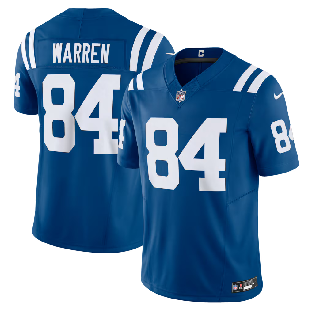 Indianapolis Colts NFL Tyler Warren Nike Team Vapor F.U.S.E. Limited Jersey – Royal (USA Stock) - UKASSNI