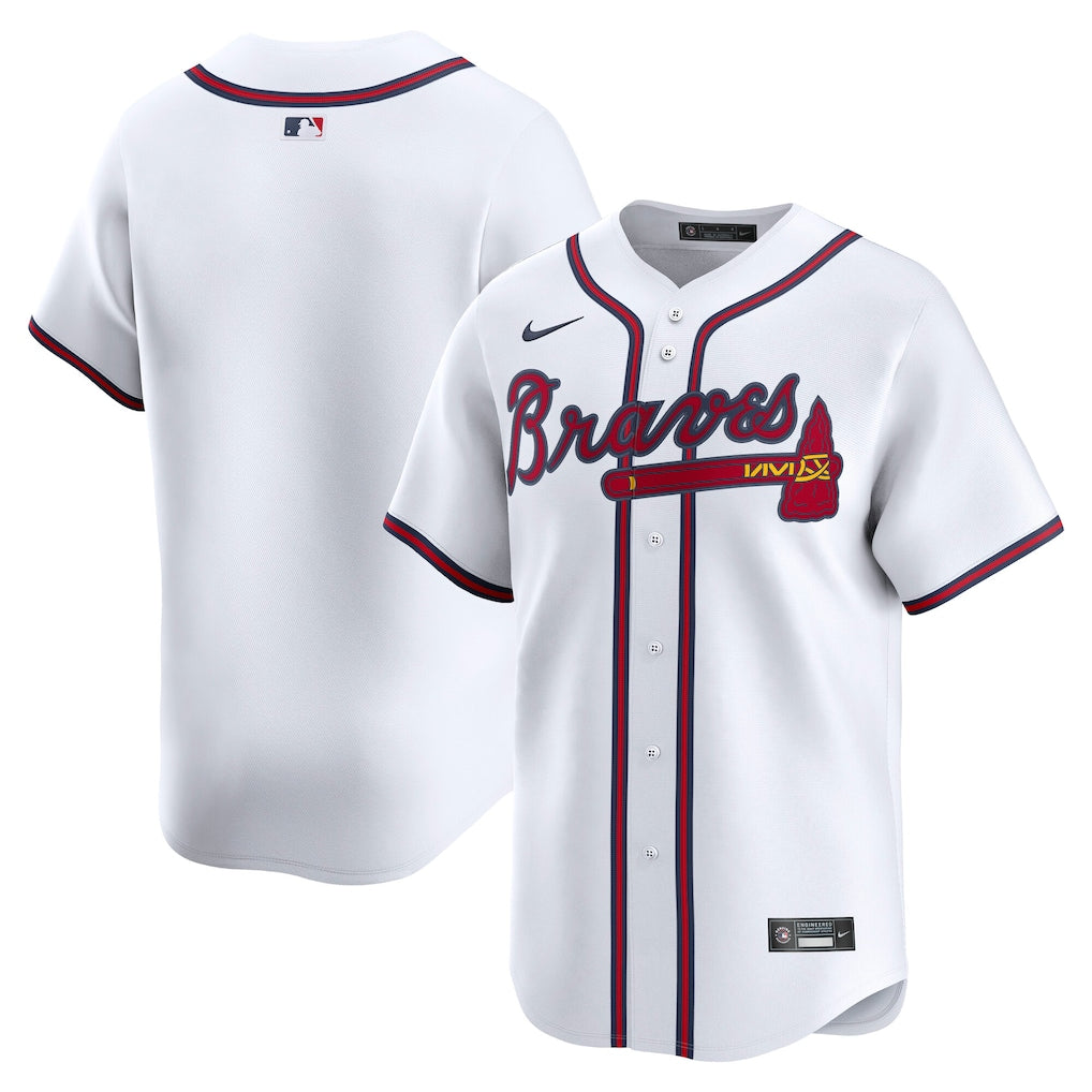 Atlanta Braves MLB Nike Home Limited Jersey – White (USA Stock)