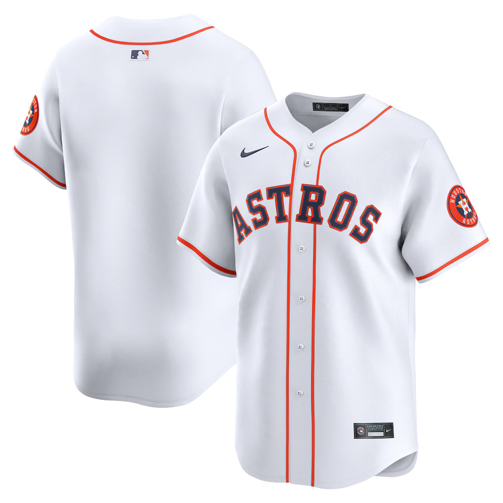 Houston Astros MLB Nike Home Limited Jersey – White (USA Stock)