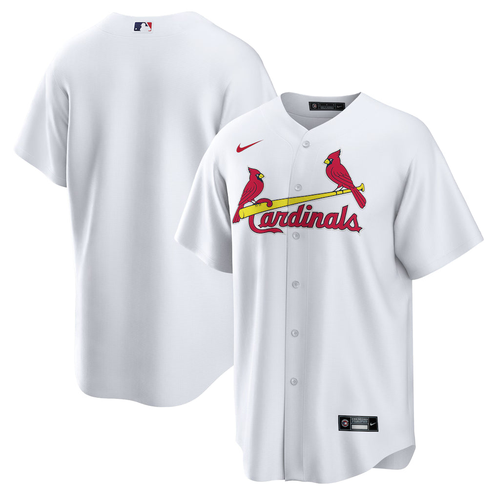 St. Louis Cardinals MLB Nike Home Replica Team Jersey – White (USA Stock) - UKASSNI