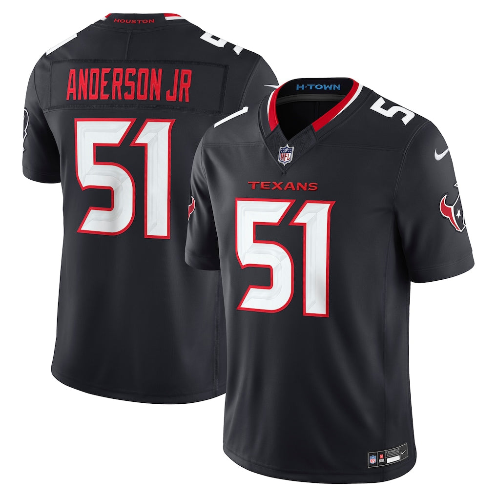 Houston Texans Will Anderson Jr. Jersey - NFL Nike Vapor F.U.S.E. Stitched Limited – Navy (USA Sourced)