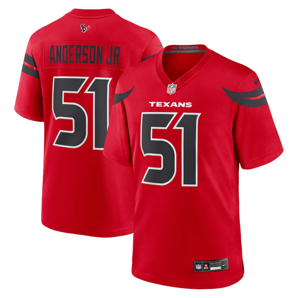 Houston Texans NFL Will Anderson Jr. Nike Alternate Game Jersey - Red (USA Stock)