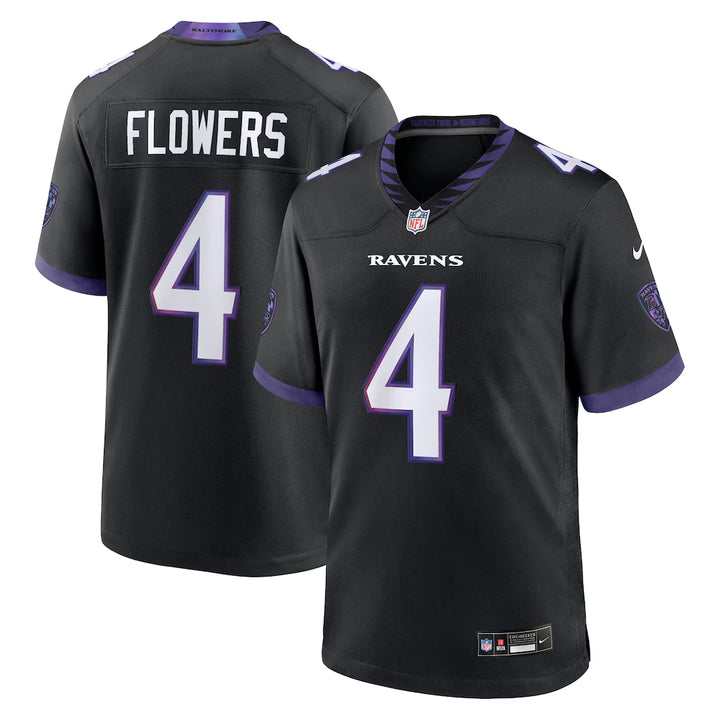 Baltimore Ravens Zay Flowers Jersey – NFL Nike Game – 3 Colours (USA Sourced)