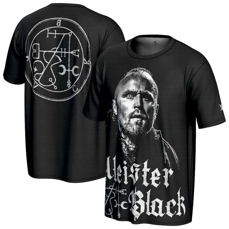 Aleister Black WWE ProSphere Superstar T-Shirt - Black (USA Stock) - UKASSNI