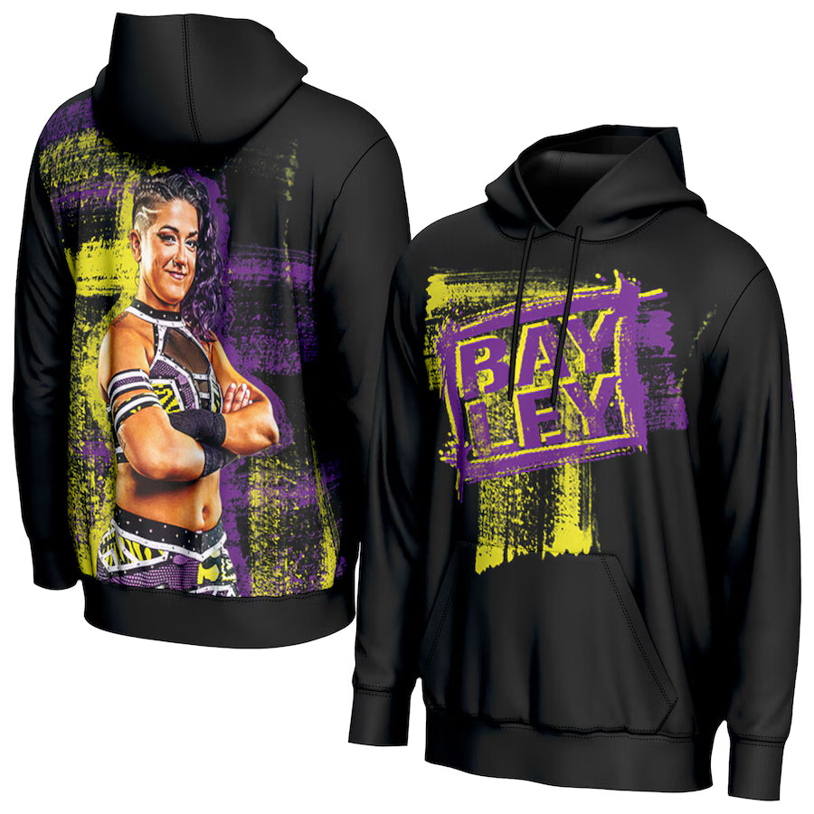 Bayley WWE ProSphere Superstar Hoodie – Black (USA Stock) - UKASSNI