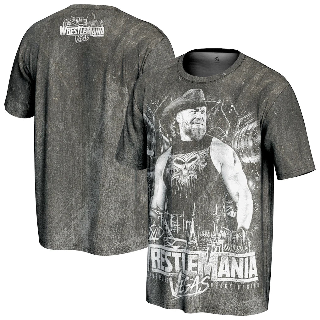 Brock Lesnar WWE ProSphere WrestleMania 42 Superstar T-Shirt – Black (USA Stock)