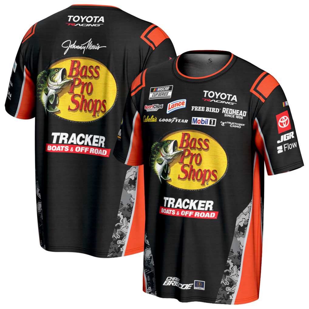 Chase Briscoe Bass Pro Shops T-Shirt – NASCAR ProSphere Racing – Black (USA Sourced) by Prosphere