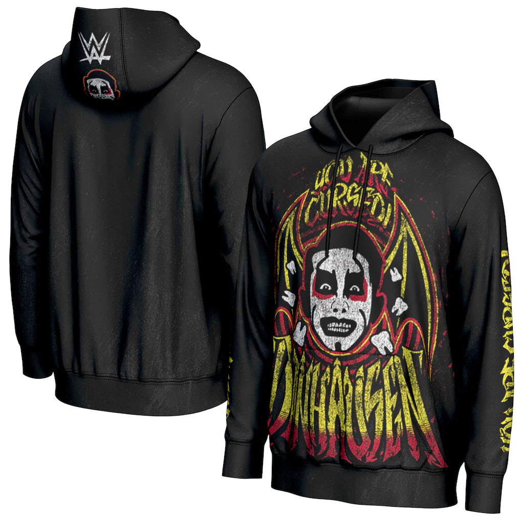 Danhausen WWE ProSphere You Are Cursed Hoodie - Black (USA Stock) - UKASSNI