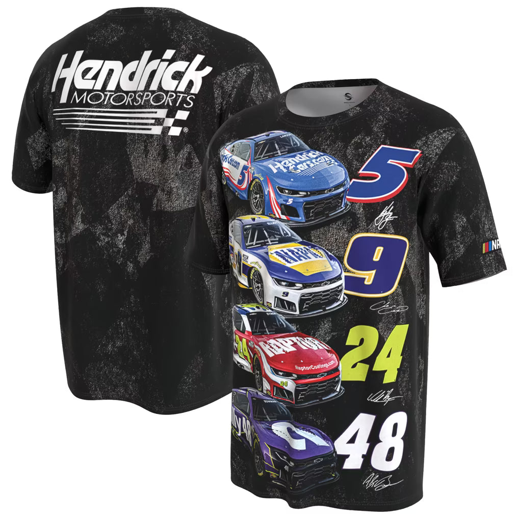 Hendrick Motorsports T-Shirt – NASCAR ProSphere – Black (USA Sourced)