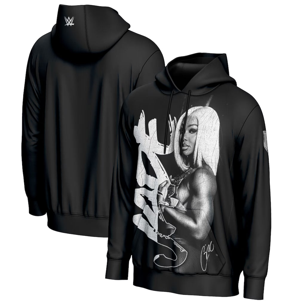 Jade Cargill WWE ProSphere Superstar Hoodie – Black (USA Stock) - UKASSNI