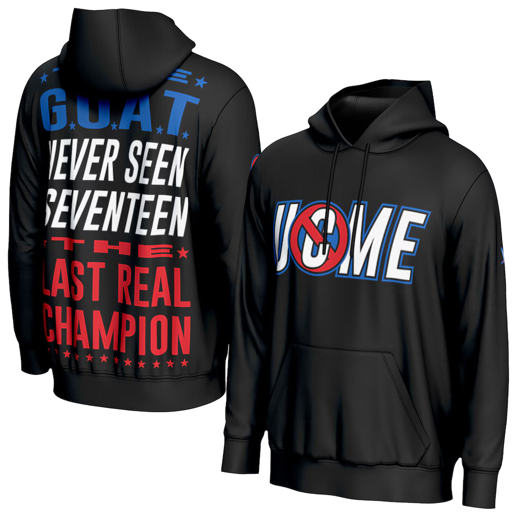 John Cena WWE ProSphere The G.O.A.T. Hoodie – Black (USA Stock) - UKASSNI