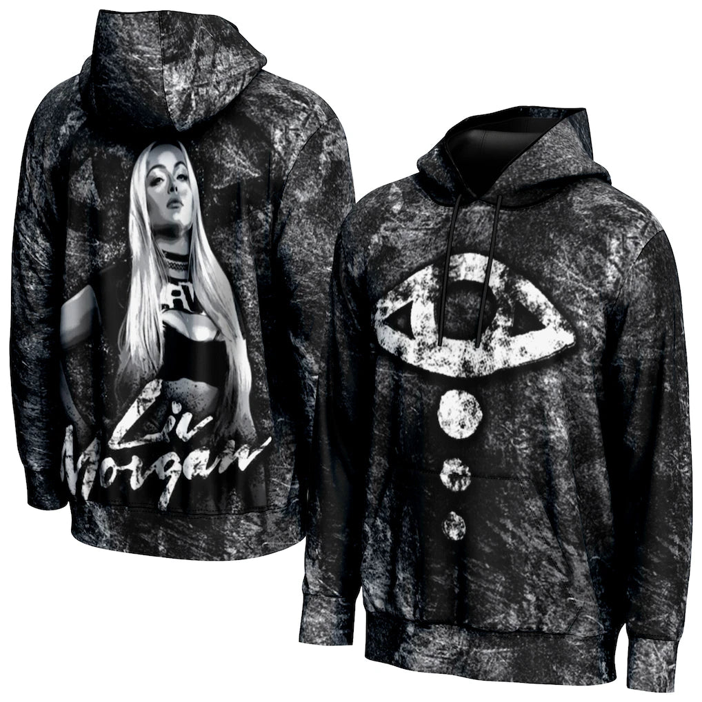 Liv Morgan WWE ProSphere Superstar Pullover Hoodie – Black (UK Stock) - UKASSNI