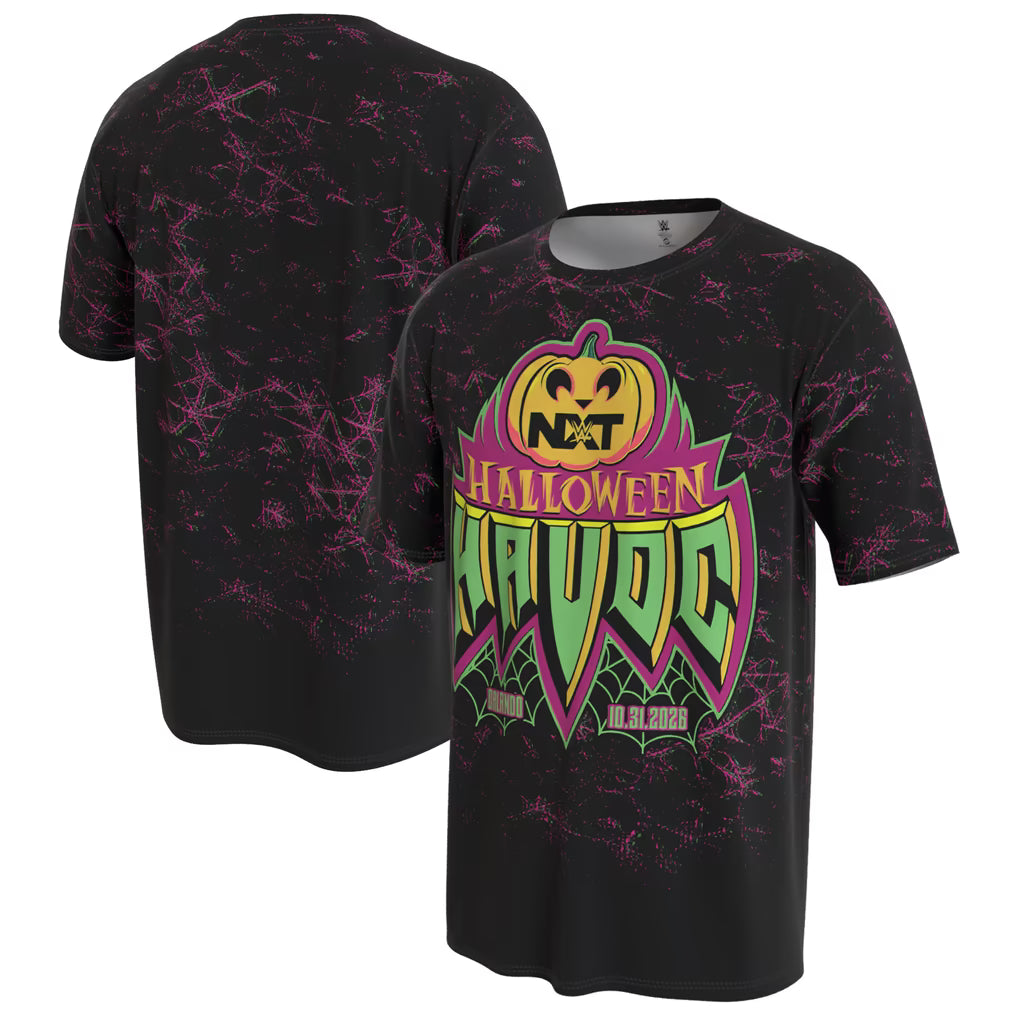 NXT Halloween Havoc T-Shirt – WWE ProSphere 2026 – Black (USA Sourced)