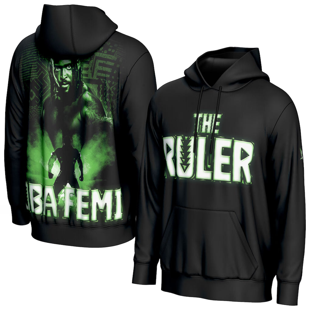 Oba Femi WWE ProSphere Superstar Hoodie – Black (USA Stock)