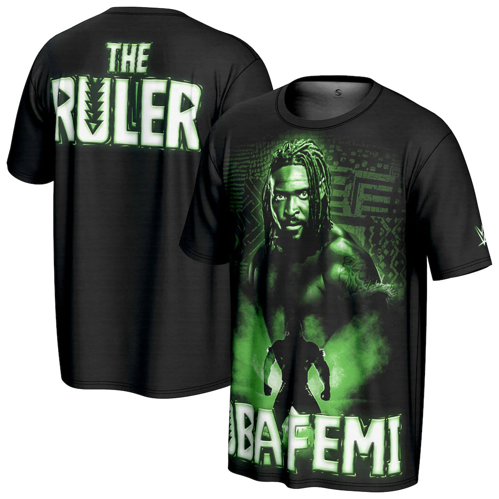 Oba Femi WWE ProSphere Superstar T-Shirt – Black (USA Stock)