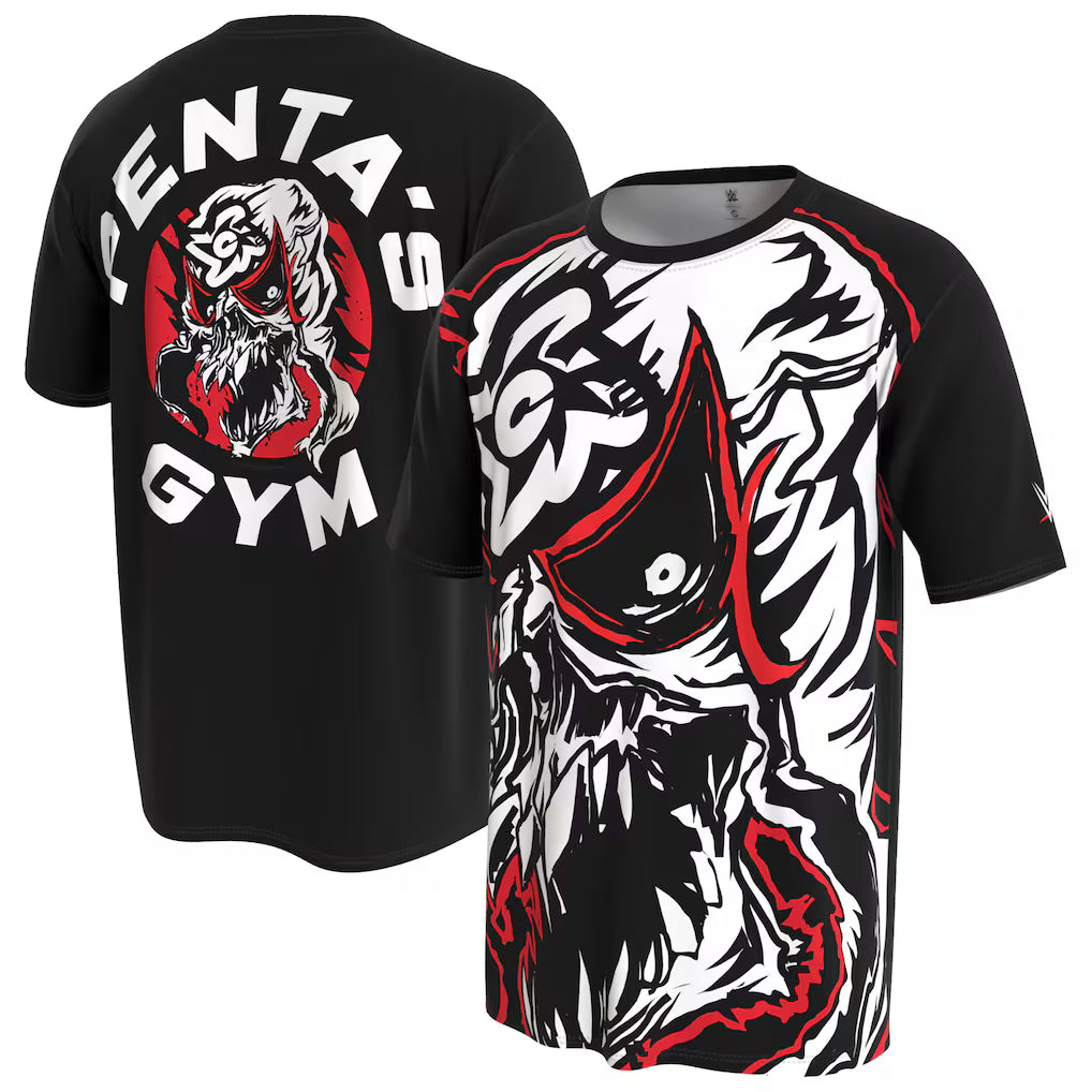 Penta Gym T-Shirt – ProSphere Luchador Graphic Design – Black (USA Sourced) by Prosphere