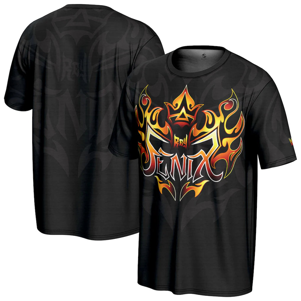 Rey Fenix WWE ProSphere T-Shirt – Black (USA Stock) - UKASSNI